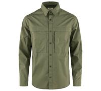 Fjall Raven - Camicia stretch - Abisko Trail Shirt LS M Green per Uomo - Taglia S - Kaki