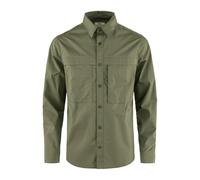 Fjällräven - Abisko Trail Shirt LS - - Shirts - Uomo - Verde - 2XL