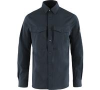Fjällräven Abisko Trekking M - camicia a maniche lunghe - uomo S Dark Blue man Recycled Polyester