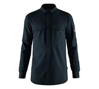 Fjällräven Abisko Trekking Shirt M, Camicia da Trekking Uomo, Blu (Dark Navy), L