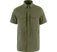 Fjällräven Abisko Trekking Shirt SS M, Camicia da Trekking a Maniche Corte Uomo, Verde (Laurel), XXL