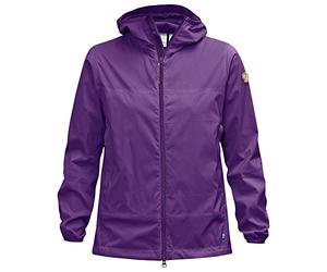 FJÄLLRÄVEN Abisko Windbreaker Jacket W, Giacca Softshell Donna, Viola, M