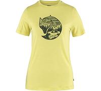 Fjällräven Abisko Wool Fox SS W, Maglietta a Maniche Corte, Donna, Giallo (Lemon), M