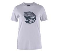 Fjall Raven - T-shirt da escursionismo leggero in lana merino a maniche corte - Abisko Wool Fox SS W Lavender Mist Dark Navy per Donne in Poliestere Riciclato - Taglia S - Viola