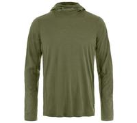 Fjällräven - Abisko Wool Hoodie - Maglia merino XL verde