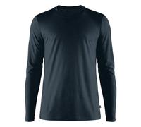 Fjällräven Abisko Wool LS M - maglia a manica lunga - uomo L Dark Blue man Lana Merino