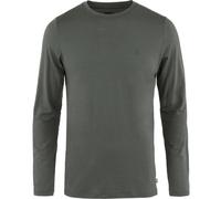 Fjällräven Abisko Wool LS M - maglia a manica lunga - uomo L Dark Grey man Lana Merino