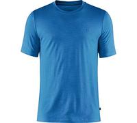 Fjällräven Abisko Wool Ss M, Maglietta a Manicha Corta Uomo, Blu (UN Blue), 2XL