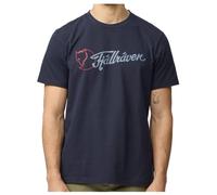 Fjällräven Archive Logo Short Sleeve T-shirt Blu S Uomo