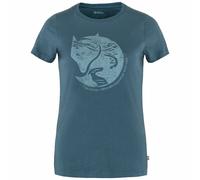 Fjällräven Arctic Fox Print Damen T-Shirt Polarfuchs Fuchs Freizeitshirt Blu