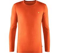 Fjällräven Bergtagen Thinwool LS M, Maglietta Uomo, Arancione (Hokkaido Orange), S