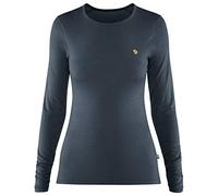 Fjällräven Bergtagen Thinwool LS W, Maglietta Donna, Blu (Mountain Blue), XS