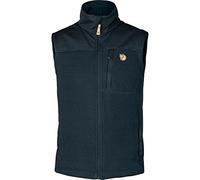 Gilet Fjällräven Buck Fleece nero marrone - M