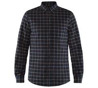 Fjällräven Camicia Övik Flannel – Flanella manica lunga – Uomo Nero XXL