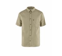 Fjällräven Ovik Travel SS M - camicia a maniche corte - uomo XL Beige man Recycled Polyester,Canapa