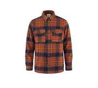 FJÄLLRÄVEN Camicia da uomo outdoor Övik Lite Padded rosso scuro | S