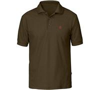 Fjällräven Crowley Pique, Polo, Uomo, Verde (Dark Olive), S
