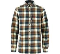 Fjällräven Fjällglim M - camicia maniche lunghe - uomo Light Brown/Blue/White L