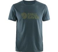 Fjällräven Fjällräven Logo T-shirt M, Maglietta a Manicha Corta Uomo, Blu (Navy), XL