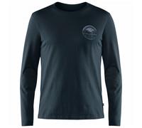Fjällräven - Forever Nature Badge L/S T-Shirt - Maglia a manica lunga L blu