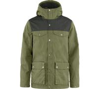 Giacca con cappuccio Fjällräven Greenland Winter verde grigio scuro - S
