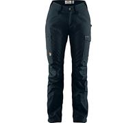 Fjällräven Kaipak Trs Curved Sr, Pantaloni da Trekking Donna, Blu (Navy), 36