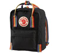 Fjällräven Kånken Rainbow Mini Zaino nero, nylon, unisex, 7L