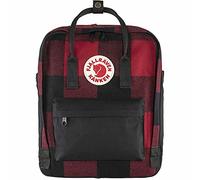 Fjällräven Kanken Re-Wool Zaino, rosso quadri, One Size