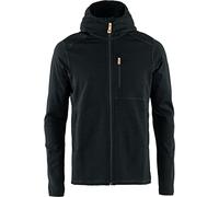 Fjällräven Keb Fleece Hoodie M, Felpa con Cappuccio da Trekking, Uomo, Nero (Black), XL