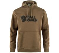 Fjällräven Logo Hoodie Da Uomo Pullover Sweatshirt Marrone
