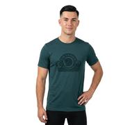 T-shirt Fjällräven Abisko Wool Classic manica corta blu marino - S