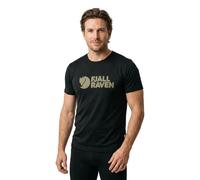 T-shirt Fjällräven Logo manica corta nero - L
