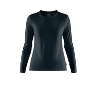 Fjällräven Abisko Wool LS W - maglia a manica lunga - donna XS Dark Blue woman Lana Merino