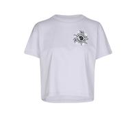Fjall Raven - T-shirt in cotone biologico comodo e leggero - Fjällblomster Logo Tee W Lavender Mist per Donne in Cotone - Taglia XS - Viola