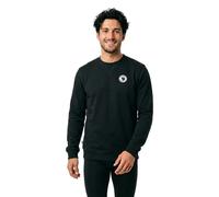 Fjällräven Maglione 1960 Logo Badge Uomo Nero Taglia L