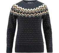 Maglia Fjällräven Övik Knit manica lunga nero marrone bianco - XS