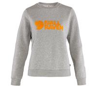 Fjall Raven - Felpa donna in cotone biologico - Fjällräven Logo Sweater W Grey Melange per Donne in Cotone - Taglia M - Grigio