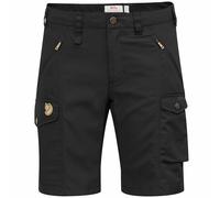 Fjällräven Nikka Curved Short Damen-Wandershorts Wanderhose Trekkinghose Nera