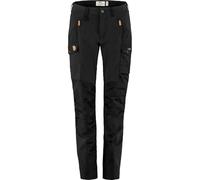 Fjällräven - Women's Nikka Trousers Curved - Pantaloni da trekking 46 - Raw Length nero