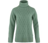 Fjällräven Övik Cable Knit Roller Neck W/Övik Cable Knit Roller Neck W Maglia Lunga Donna