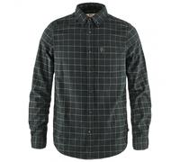 Fjällräven - Övik Flannel Shirt - Camicia M nero/grigio