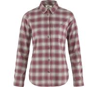 Fjällräven Övik Flannel W - camicia maniche lunghe - donna Red/Grey S
