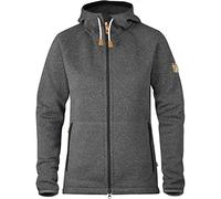 Fjällräven Övik Fleece Hoodie W, Felpa Unisex-Adulto, Dark Grey, S