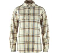 Fjällräven Övik Heavy Flannel Shirt W T, Chalk White/Fossil, XL Donna