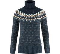 Fjällräven Övik Knit Roller Neck Damen Rollkragenpullover Pullover Strick Navy
