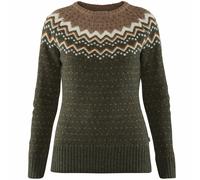 Fjallraven 89941 Övik Knit Sweater W Maglia lunga Donna Deep Forest XS