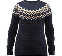 Fjällräven Övik Knit Sweater W Felpa, Donna, Dark Navy, S