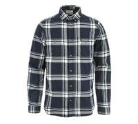 Fjällräven Övik Lite Flannel M - camicia a maniche lunghe - uomo Blue/White M