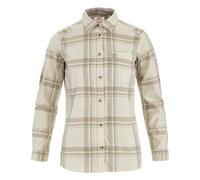 Fjällräven Övik Lite Flannel W - camicia a maniche lunghe - donna Dark White/Brown S