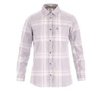 Fjällräven Övik Lite Flannel W - camicia a maniche lunghe - donna Light Violet/White XS
